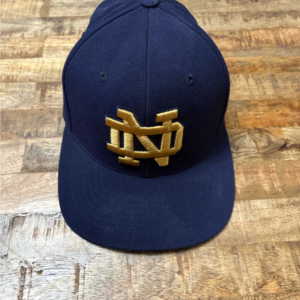 Notre Dame Navy Blue Cap with Gold Logo